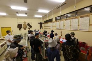 松山歴史民俗資料館　戦争関係展示