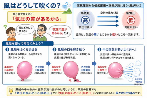 風はどうして吹くの