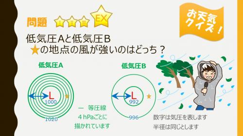 風はどっちが強い？