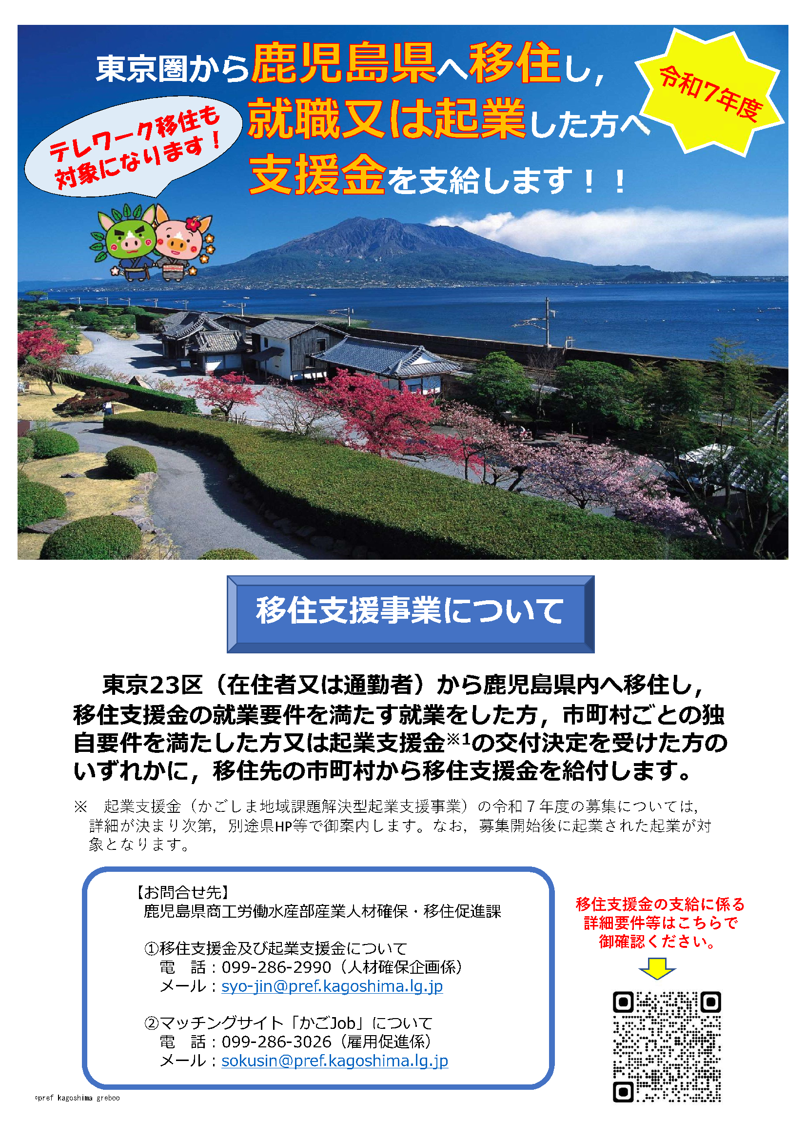 東京圏移住支援事業チラシ
